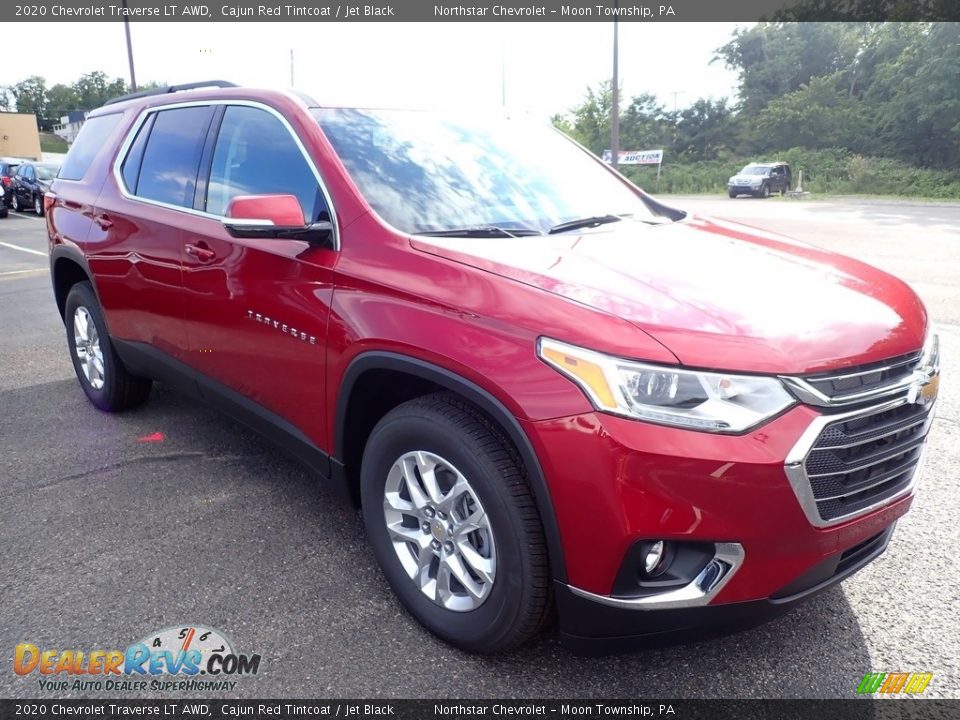 2020 Chevrolet Traverse LT AWD Cajun Red Tintcoat / Jet Black Photo #7