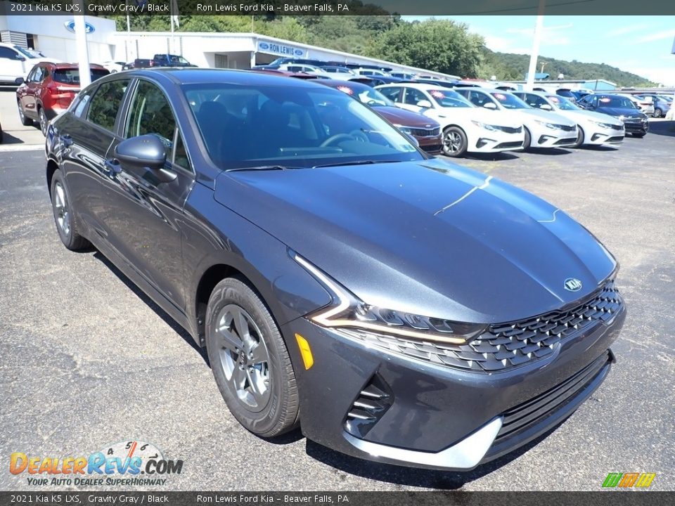 2021 Kia K5 LXS Gravity Gray / Black Photo #3