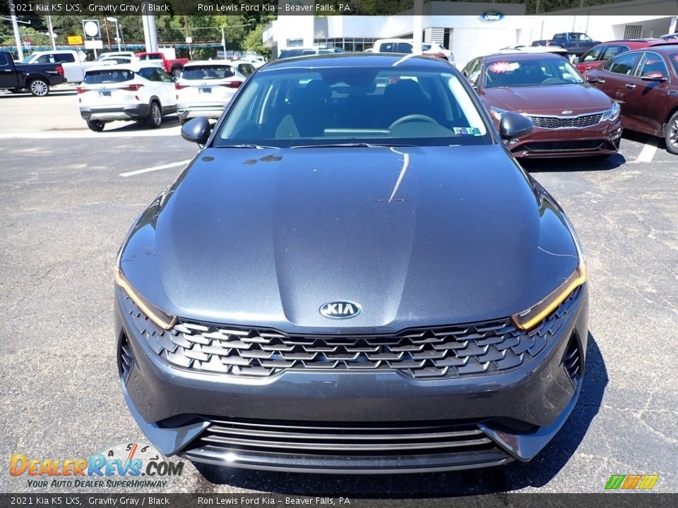 2021 Kia K5 LXS Gravity Gray / Black Photo #4