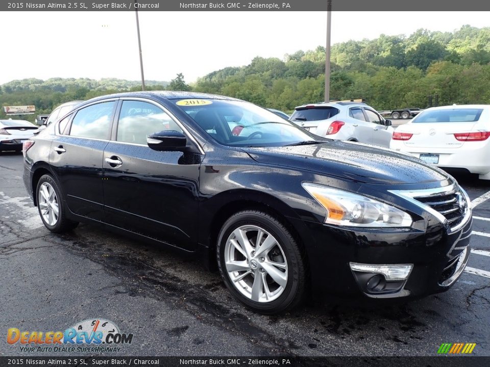 2015 Nissan Altima 2.5 SL Super Black / Charcoal Photo #4