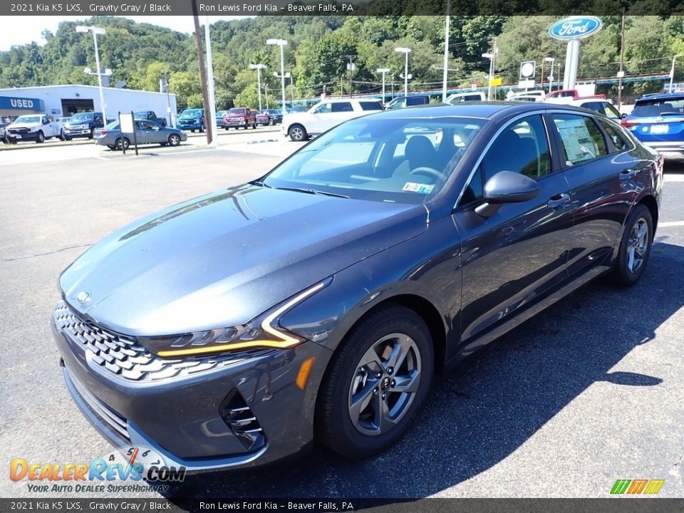 2021 Kia K5 LXS Gravity Gray / Black Photo #5