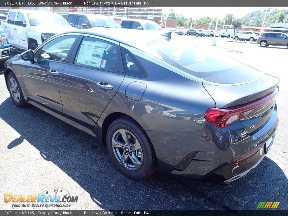 2021 Kia K5 LXS Gravity Gray / Black Photo #7
