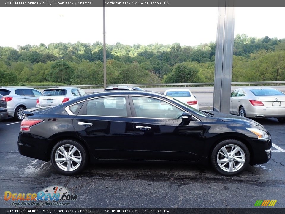 2015 Nissan Altima 2.5 SL Super Black / Charcoal Photo #5