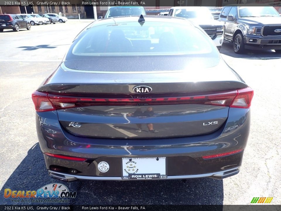 2021 Kia K5 LXS Gravity Gray / Black Photo #8