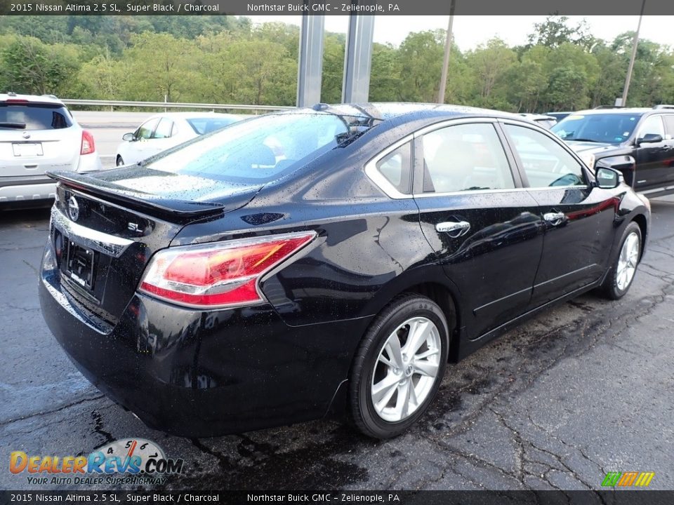 2015 Nissan Altima 2.5 SL Super Black / Charcoal Photo #8