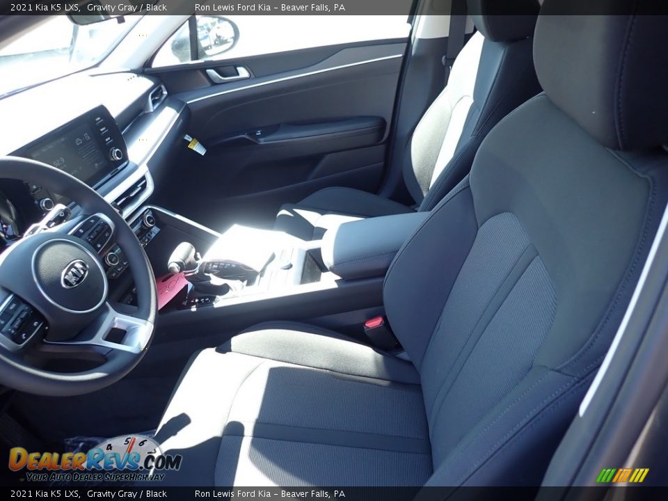 2021 Kia K5 LXS Gravity Gray / Black Photo #13