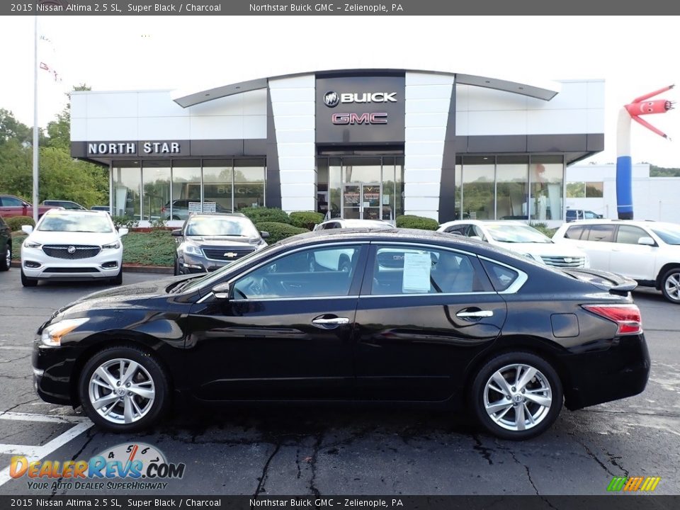 2015 Nissan Altima 2.5 SL Super Black / Charcoal Photo #12