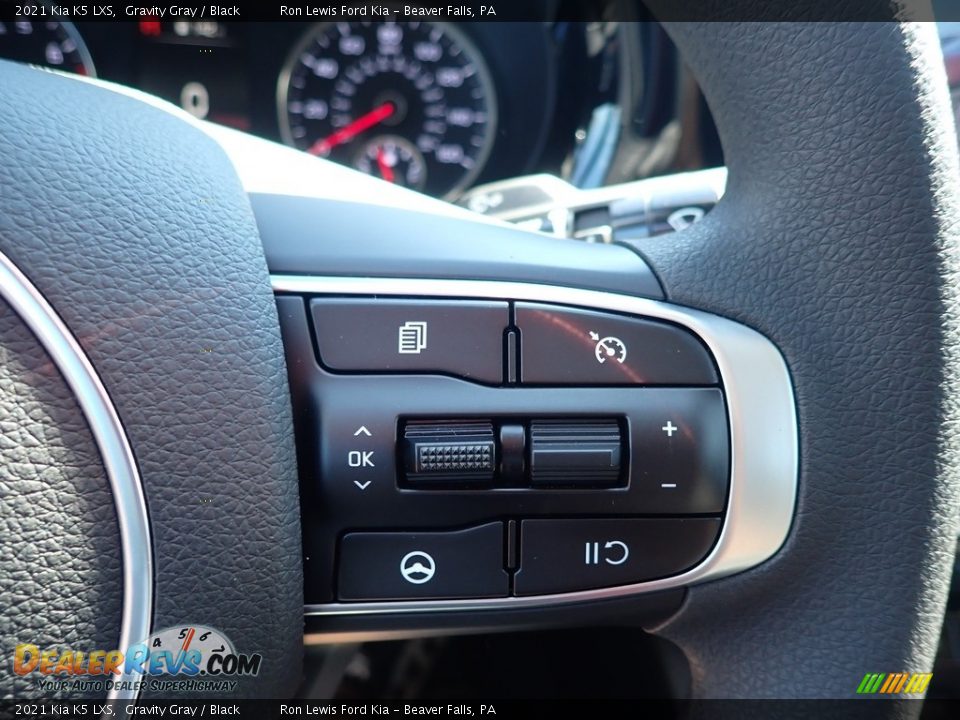 2021 Kia K5 LXS Gravity Gray / Black Photo #18