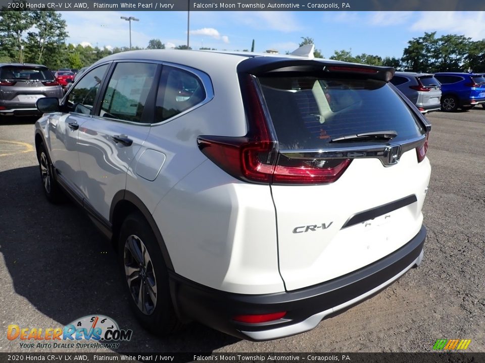 2020 Honda CR-V LX AWD Platinum White Pearl / Ivory Photo #2