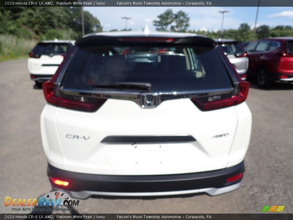 2020 Honda CR-V LX AWD Platinum White Pearl / Ivory Photo #3