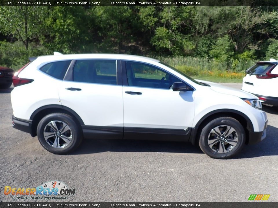 2020 Honda CR-V LX AWD Platinum White Pearl / Ivory Photo #5