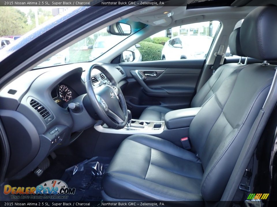 2015 Nissan Altima 2.5 SL Super Black / Charcoal Photo #18