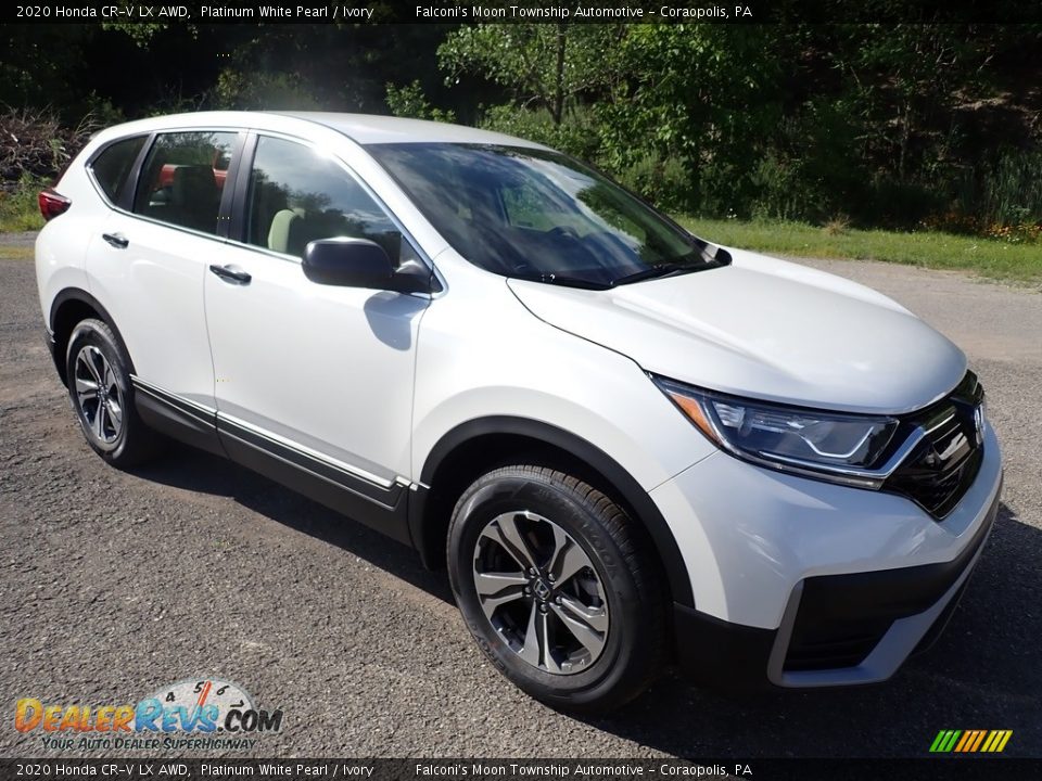 2020 Honda CR-V LX AWD Platinum White Pearl / Ivory Photo #6