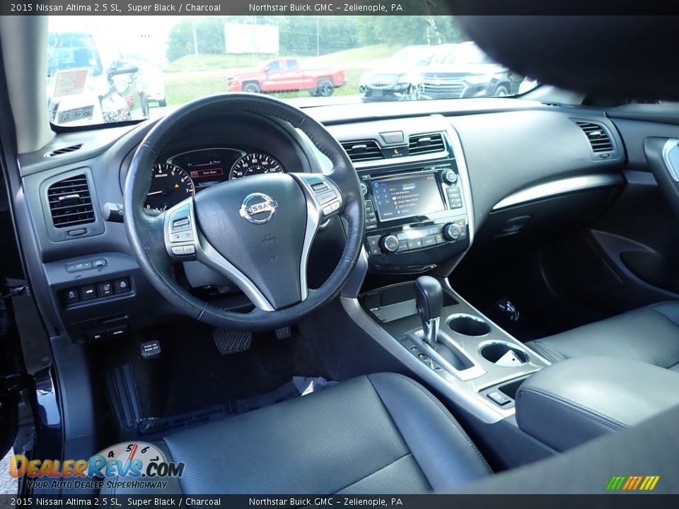 2015 Nissan Altima 2.5 SL Super Black / Charcoal Photo #20