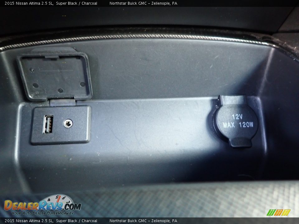 2015 Nissan Altima 2.5 SL Super Black / Charcoal Photo #28