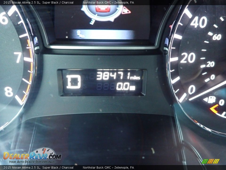 2015 Nissan Altima 2.5 SL Super Black / Charcoal Photo #30