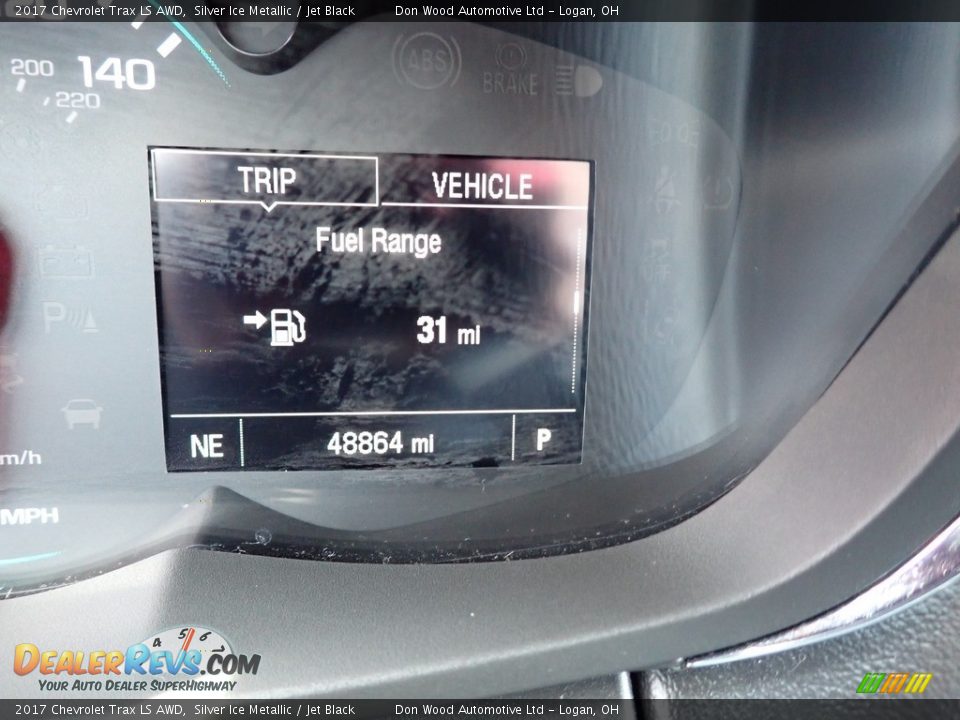 2017 Chevrolet Trax LS AWD Silver Ice Metallic / Jet Black Photo #22