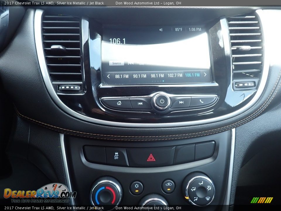 2017 Chevrolet Trax LS AWD Silver Ice Metallic / Jet Black Photo #25