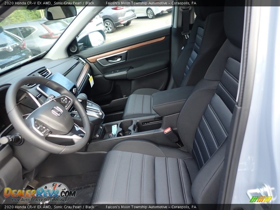 Black Interior - 2020 Honda CR-V EX AWD Photo #8