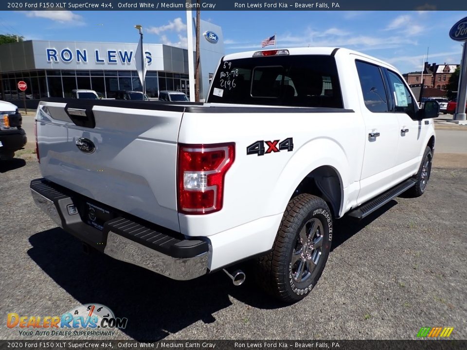 2020 Ford F150 XLT SuperCrew 4x4 Oxford White / Medium Earth Gray Photo #2