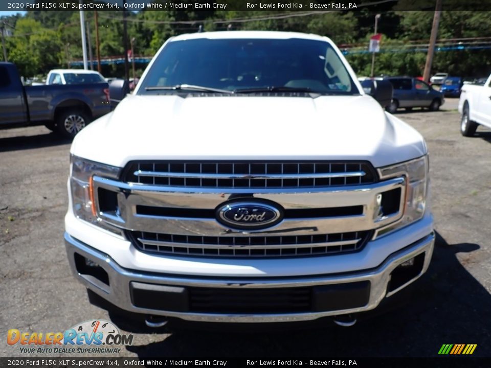 2020 Ford F150 XLT SuperCrew 4x4 Oxford White / Medium Earth Gray Photo #4