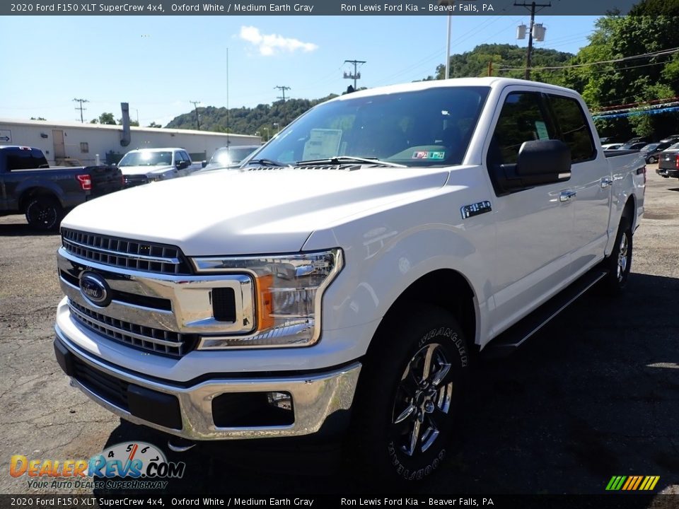 2020 Ford F150 XLT SuperCrew 4x4 Oxford White / Medium Earth Gray Photo #5