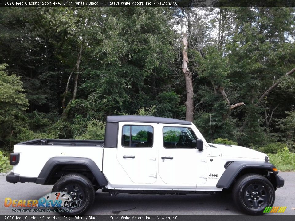 Bright White 2020 Jeep Gladiator Sport 4x4 Photo #5