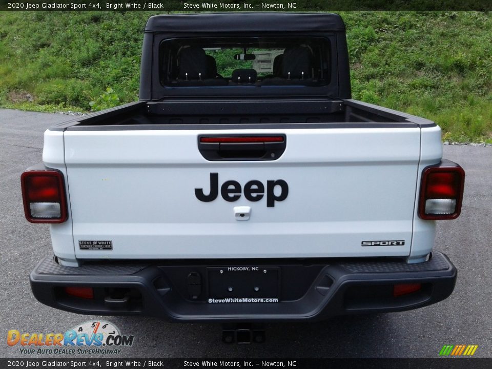 2020 Jeep Gladiator Sport 4x4 Bright White / Black Photo #7