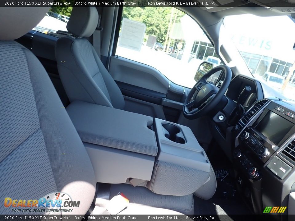 2020 Ford F150 XLT SuperCrew 4x4 Oxford White / Medium Earth Gray Photo #12