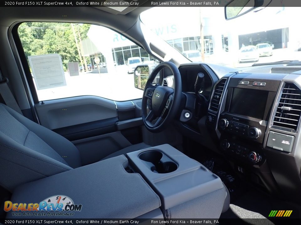 2020 Ford F150 XLT SuperCrew 4x4 Oxford White / Medium Earth Gray Photo #13