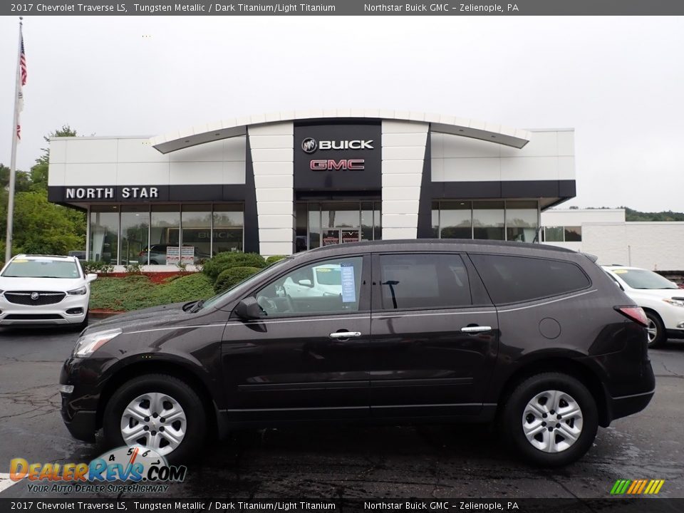 2017 Chevrolet Traverse LS Tungsten Metallic / Dark Titanium/Light Titanium Photo #1