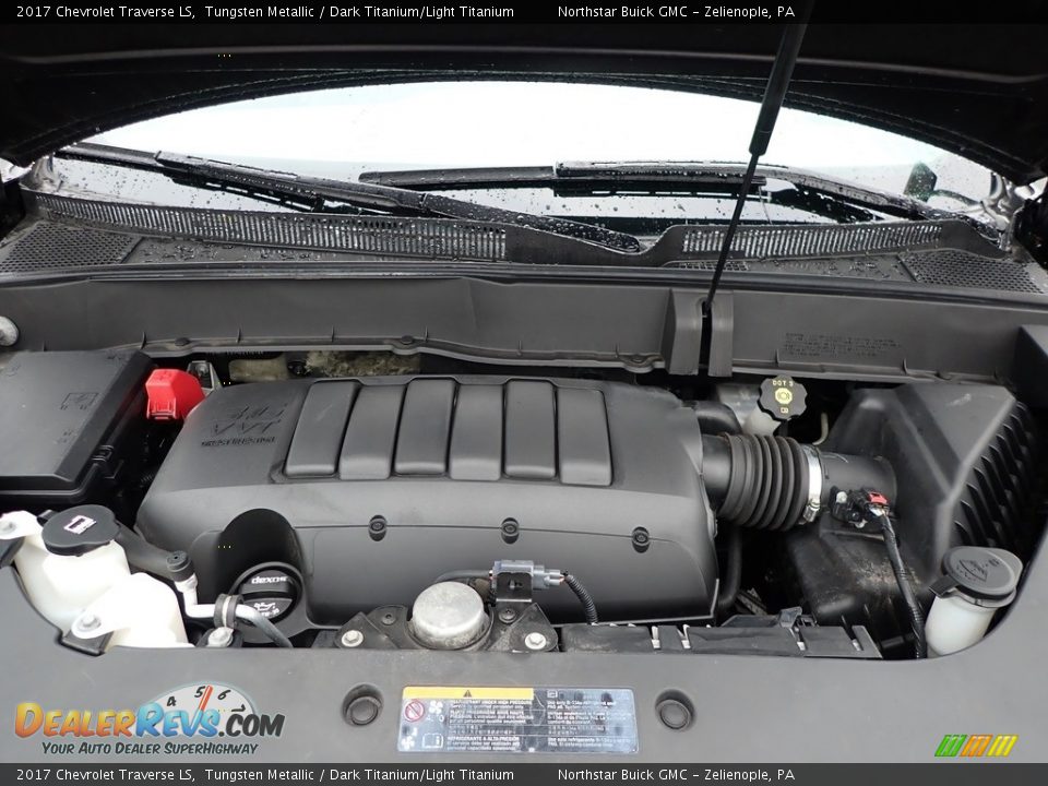 2017 Chevrolet Traverse LS Tungsten Metallic / Dark Titanium/Light Titanium Photo #2