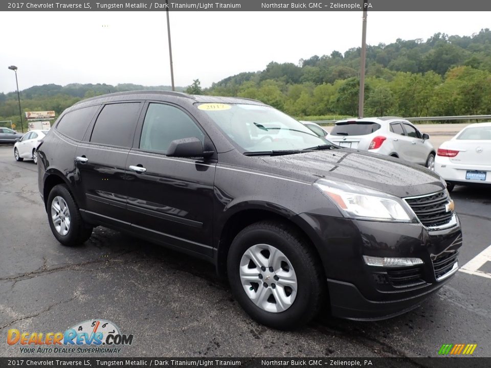 2017 Chevrolet Traverse LS Tungsten Metallic / Dark Titanium/Light Titanium Photo #4