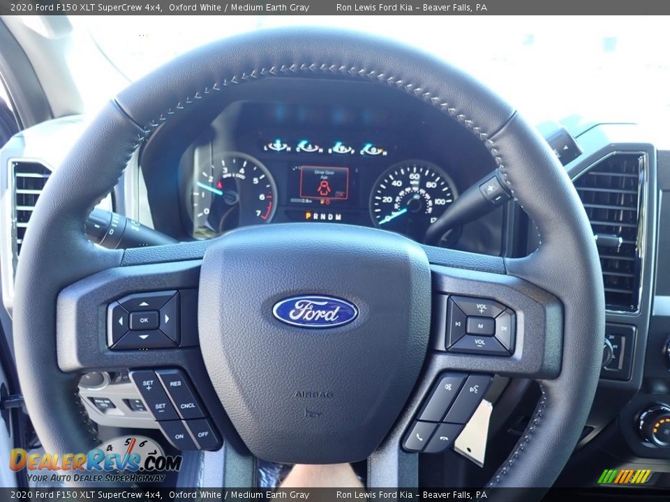 2020 Ford F150 XLT SuperCrew 4x4 Oxford White / Medium Earth Gray Photo #20