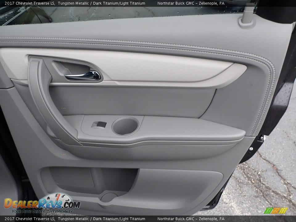 2017 Chevrolet Traverse LS Tungsten Metallic / Dark Titanium/Light Titanium Photo #8