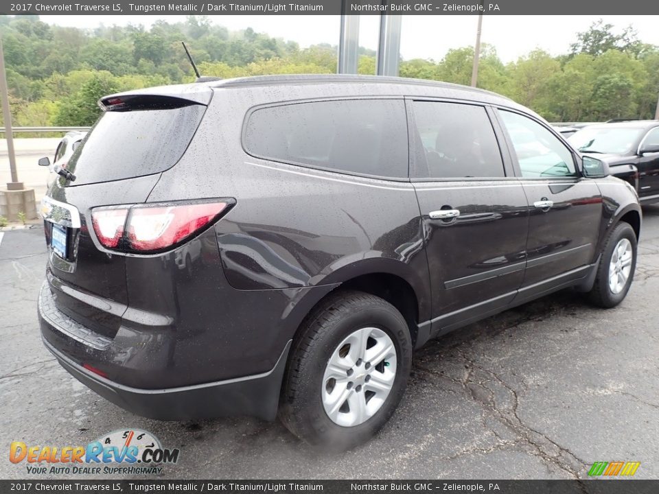 2017 Chevrolet Traverse LS Tungsten Metallic / Dark Titanium/Light Titanium Photo #9
