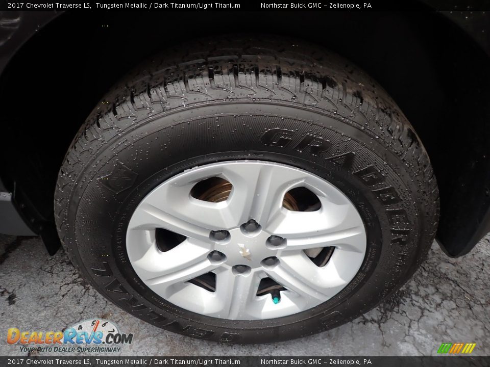 2017 Chevrolet Traverse LS Tungsten Metallic / Dark Titanium/Light Titanium Photo #14