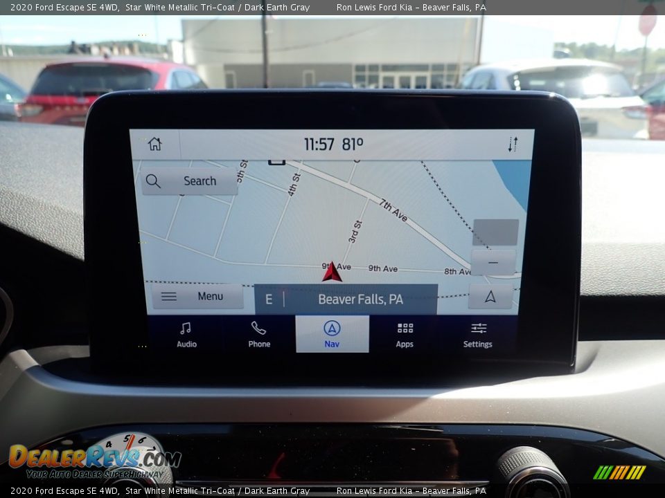 2020 Ford Escape SE 4WD Star White Metallic Tri-Coat / Dark Earth Gray Photo #17