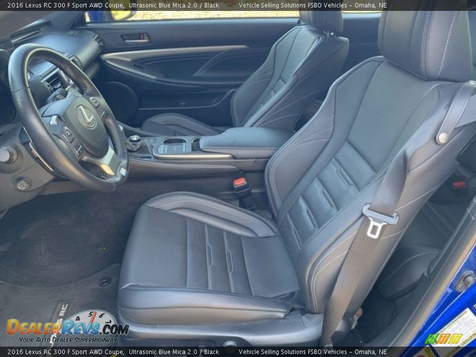 Front Seat of 2016 Lexus RC 300 F Sport AWD Coupe Photo #2