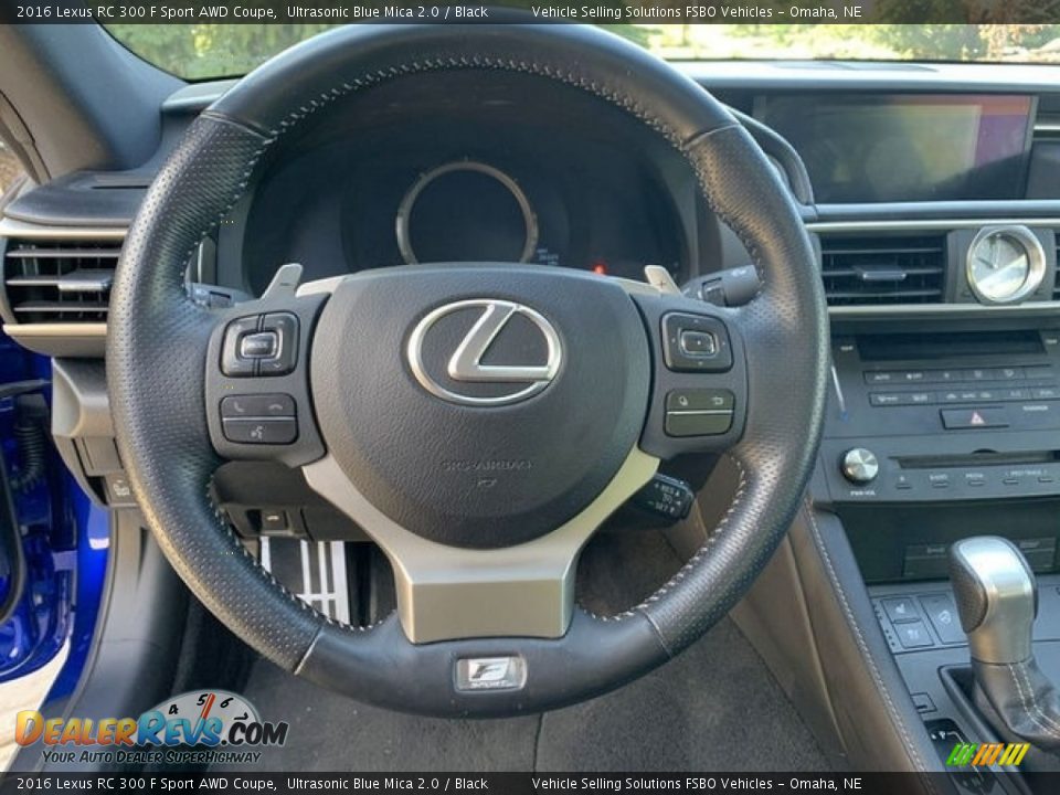 2016 Lexus RC 300 F Sport AWD Coupe Steering Wheel Photo #3