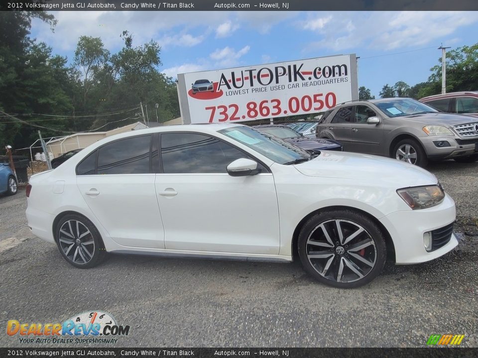 2012 Volkswagen Jetta GLI Autobahn Candy White / Titan Black Photo #2