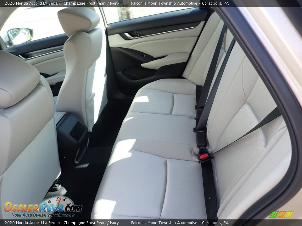 Rear Seat of 2020 Honda Accord LX Sedan Photo #8
