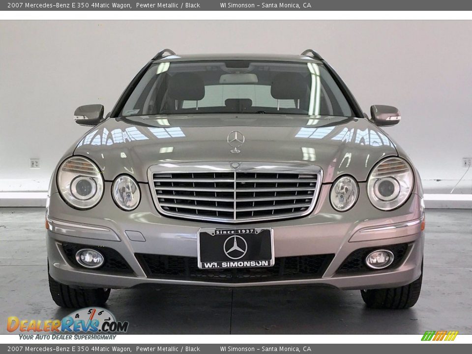 2007 Mercedes-Benz E 350 4Matic Wagon Pewter Metallic / Black Photo #2