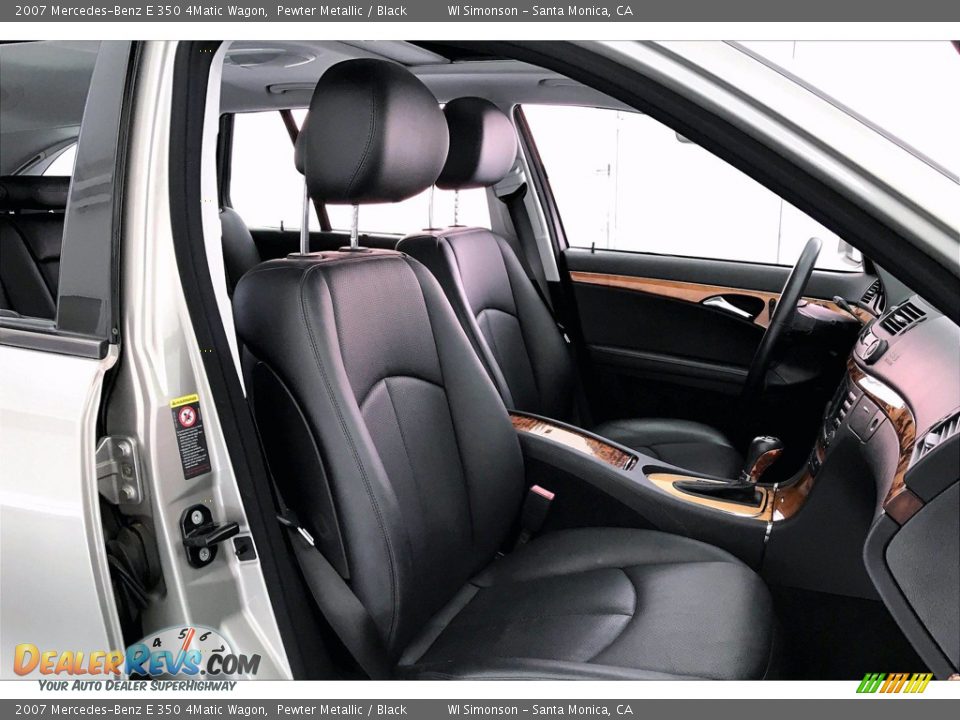 2007 Mercedes-Benz E 350 4Matic Wagon Pewter Metallic / Black Photo #6