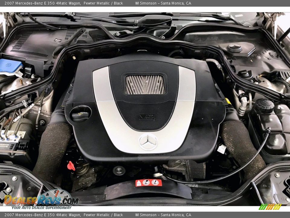 2007 Mercedes-Benz E 350 4Matic Wagon Pewter Metallic / Black Photo #9