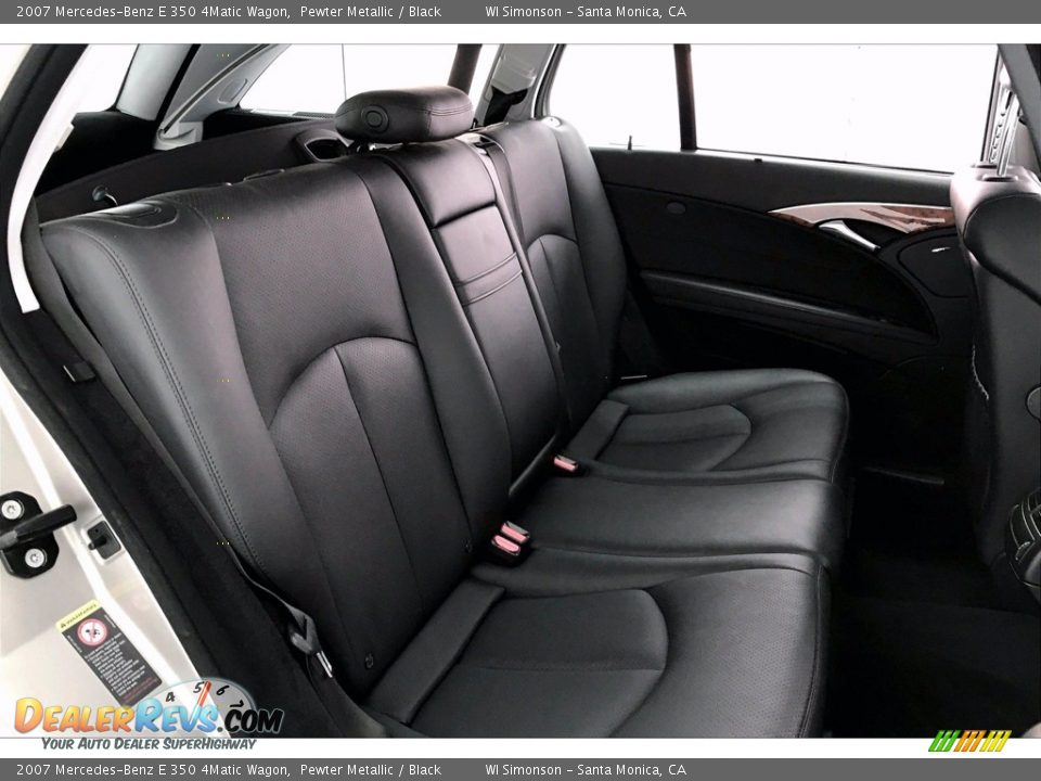 2007 Mercedes-Benz E 350 4Matic Wagon Pewter Metallic / Black Photo #13