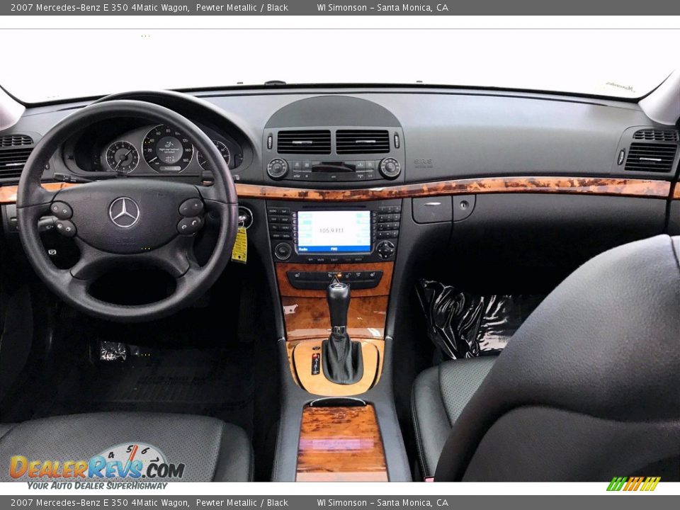 2007 Mercedes-Benz E 350 4Matic Wagon Pewter Metallic / Black Photo #17