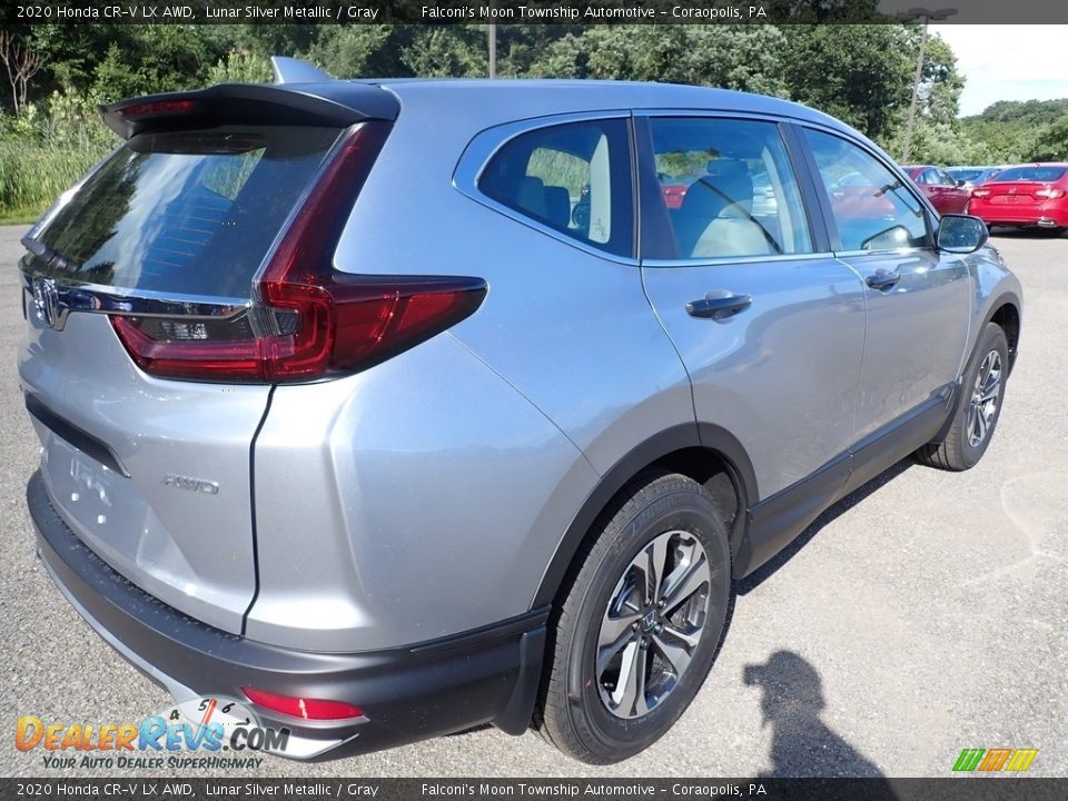 2020 Honda CR-V LX AWD Lunar Silver Metallic / Gray Photo #6