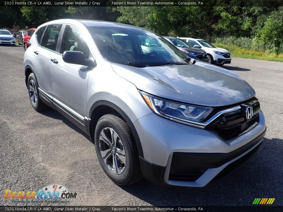 2020 Honda CR-V LX AWD Lunar Silver Metallic / Gray Photo #7