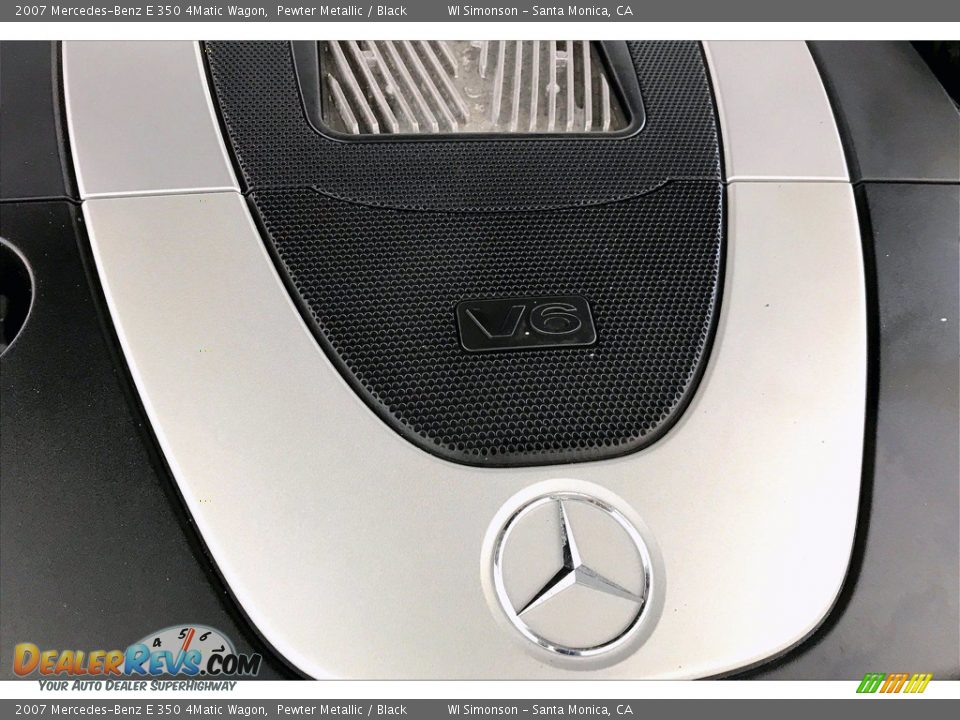 2007 Mercedes-Benz E 350 4Matic Wagon Pewter Metallic / Black Photo #30